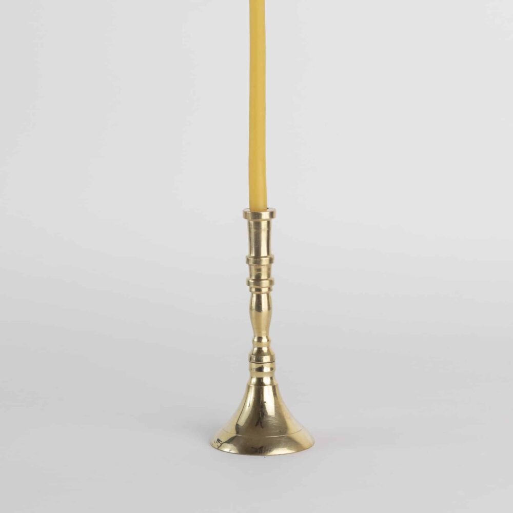 Bronze candlestick for 1 candle